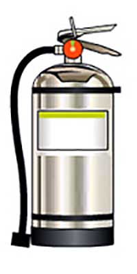 شارژ کپسول آتش نشانی | خرید کپسول آتش نشانی 8 کپسول های مواد شیمیایی مرطوب